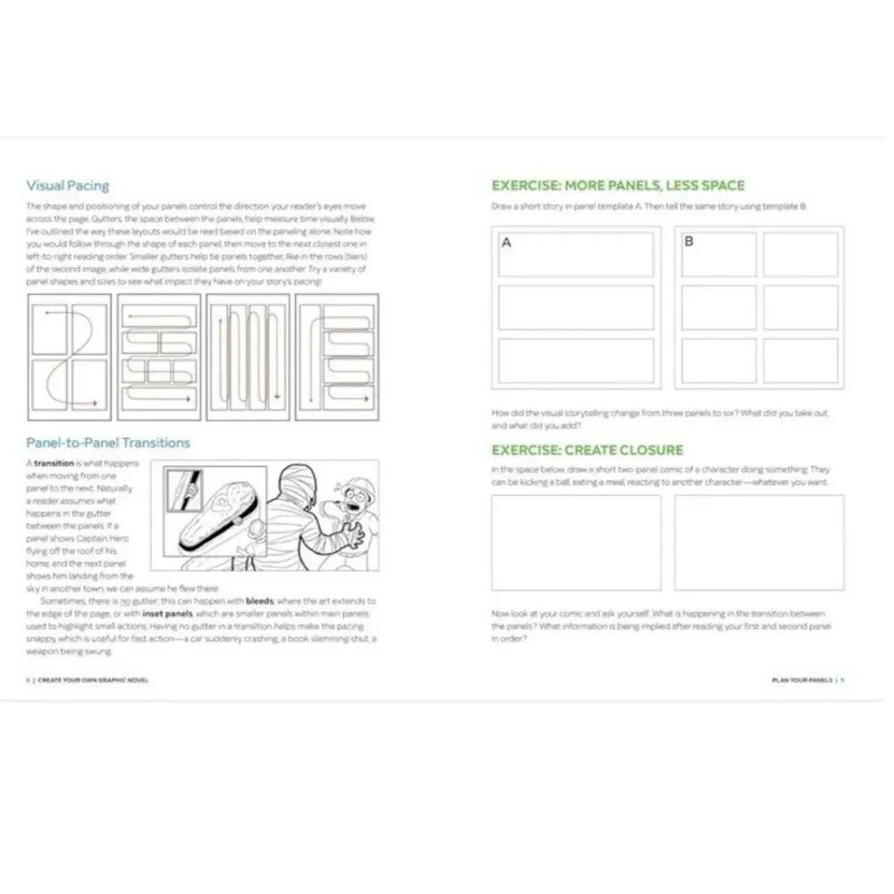 Kids graphic novel drawing guide